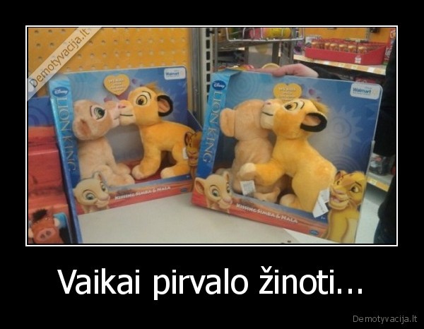 Vaikai pirvalo žinoti...