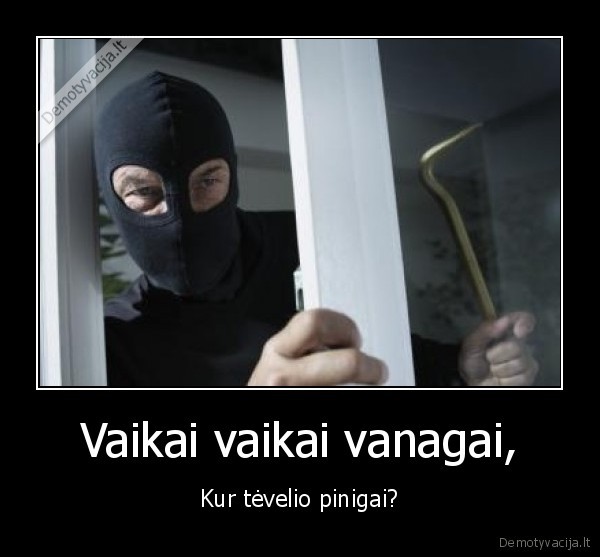 vagys,pinigai,vaikai