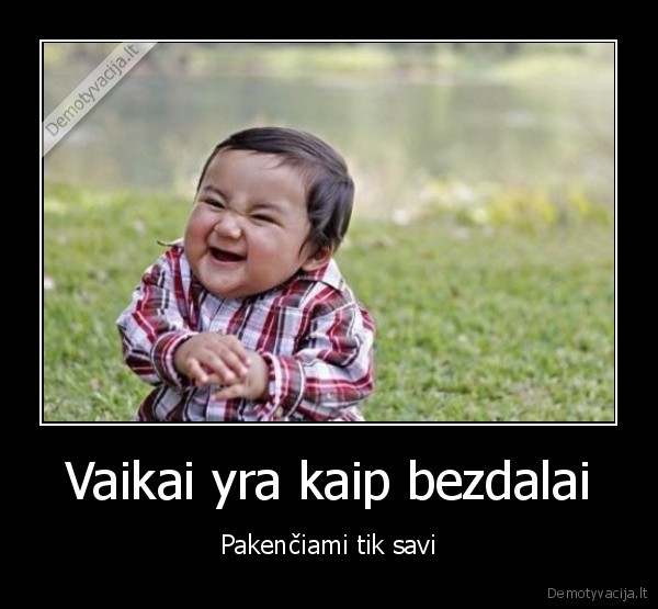 bezdalai,vaikai,negali, pakest