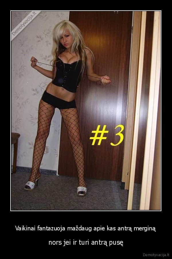 Vaikinai fantazuoja maždaug apie kas antrą merginą
