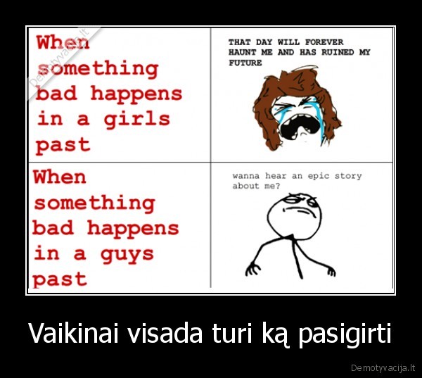 Vaikinai visada turi ką pasigirti