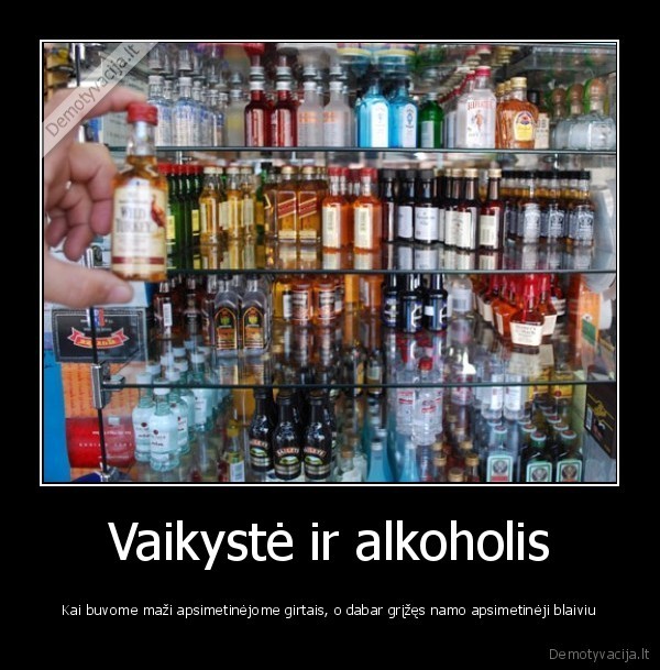 Vaikystė ir alkoholis