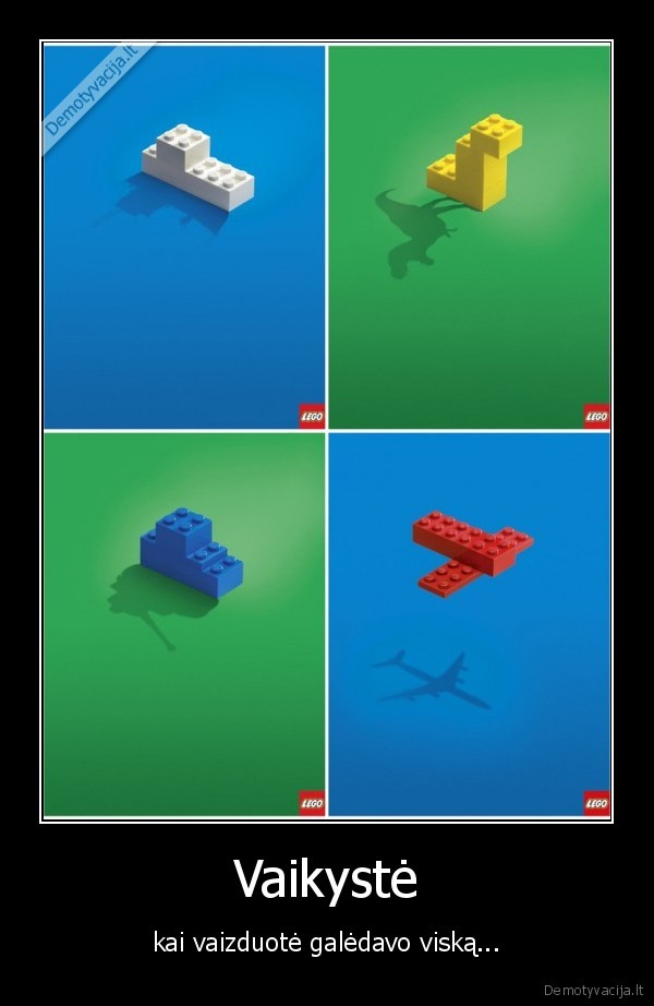 vaikyste, lego