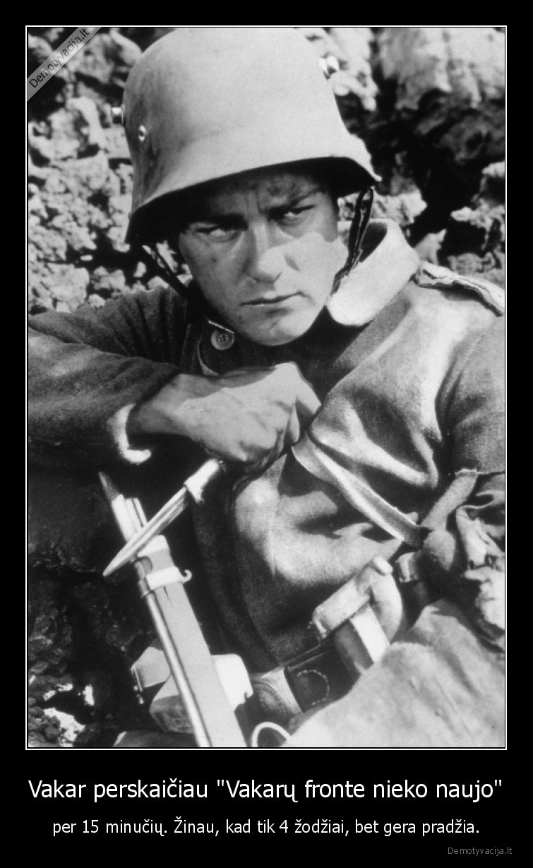 mediena,anekdotas,vakaru, fronte, nieko, naujo