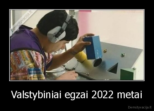 Valstybiniai egzai 2022 metai