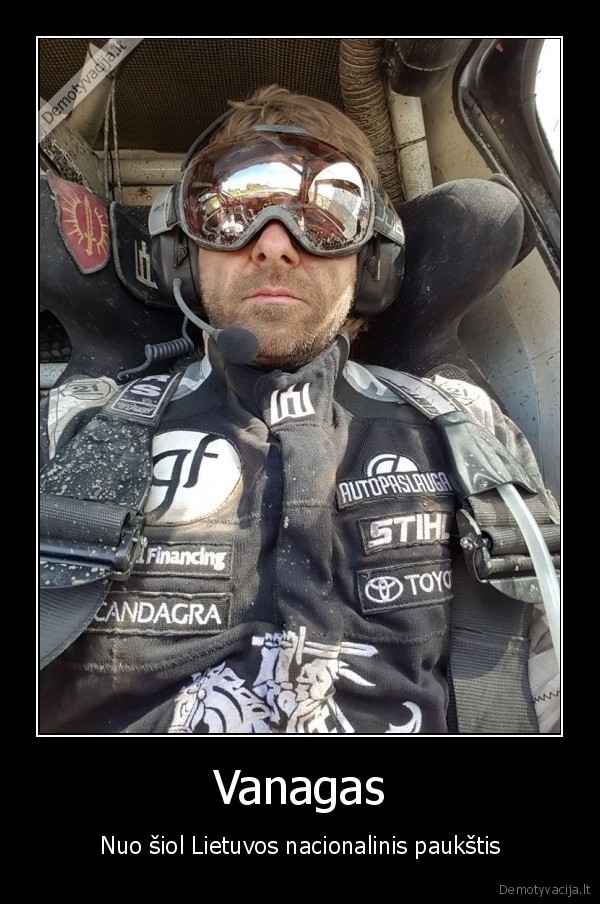 benediktas, vanagas,dakaras