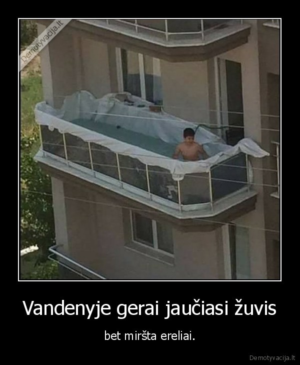 Vandenyje gerai jaučiasi žuvis