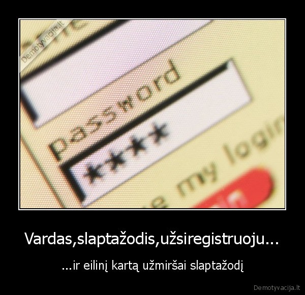 slaptazodis,vardas,registracija