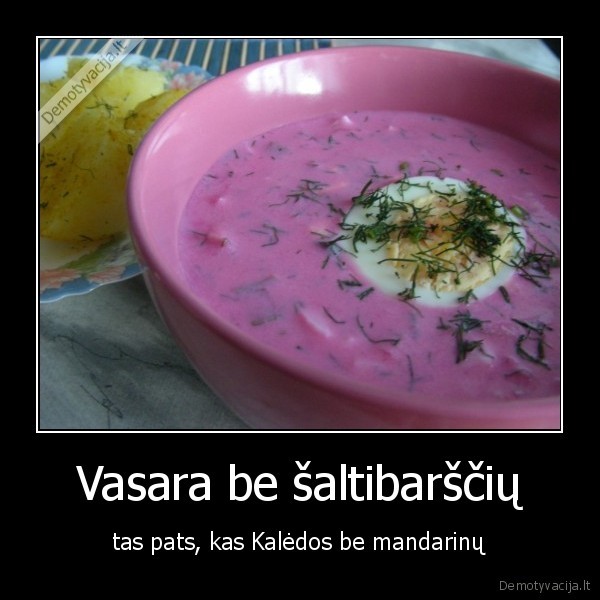 Vasara be šaltibarščių