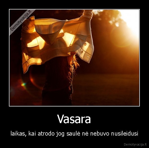 saule,vasara,vakarai