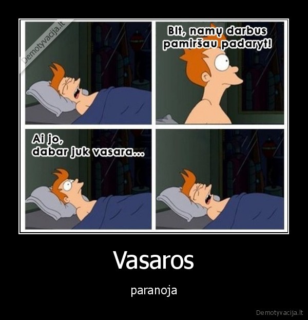 paranoja,atostogos,vasara