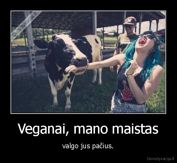 veganai,karve,maistas