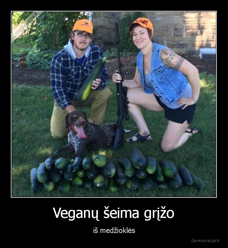 veganai,seima,medziokle