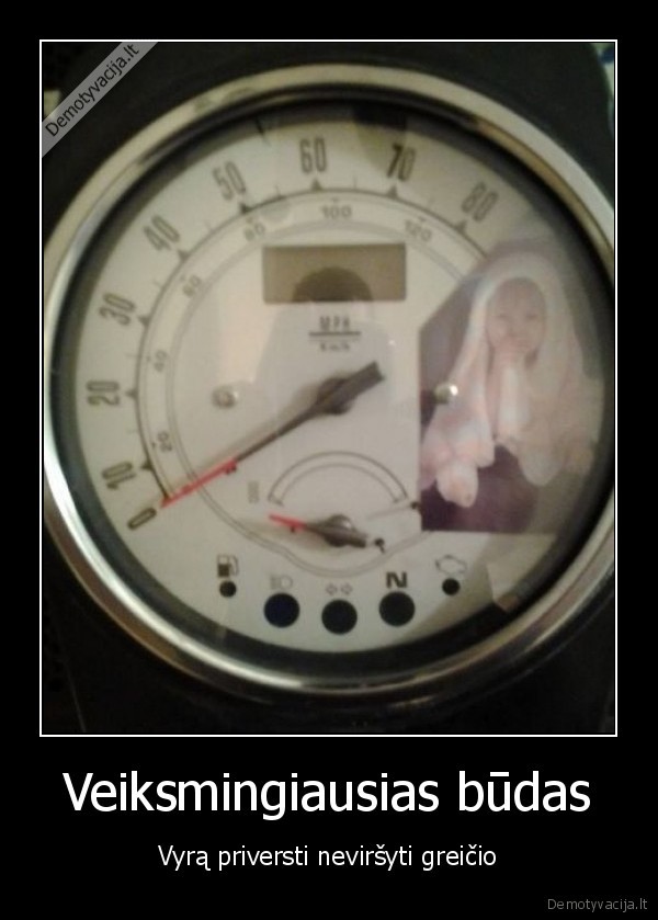 vaiko, nuotrauka,greicio, virsijimas,spidometro, modifikacija
