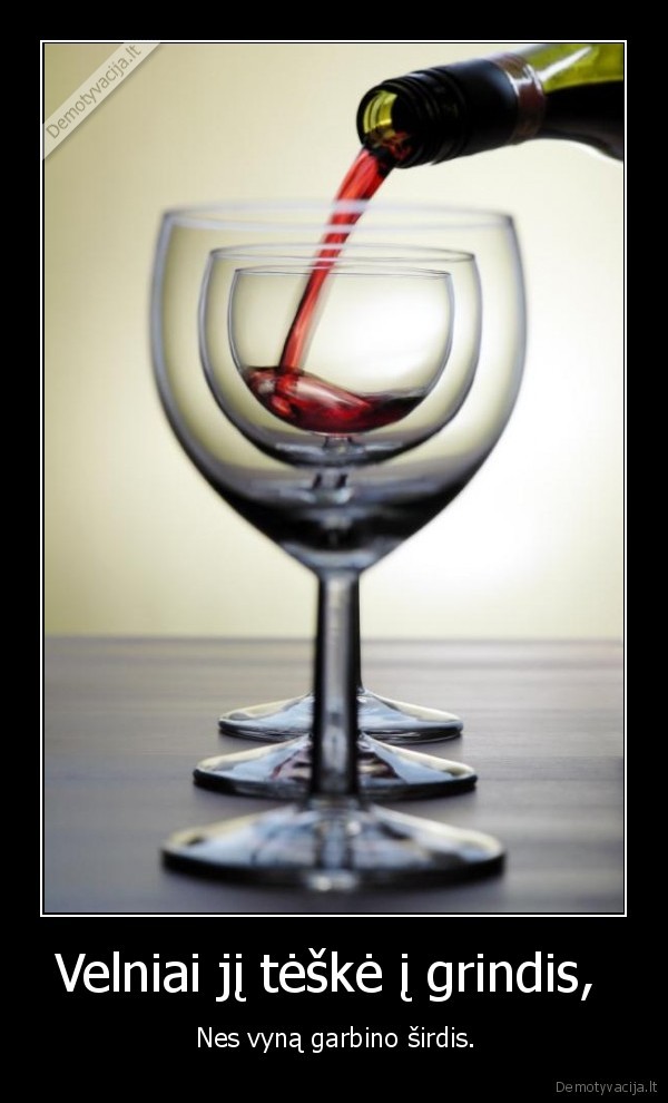 vynas, velniai