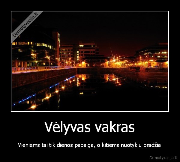 Vėlyvas vakras