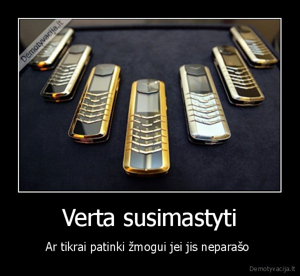 Verta susimastyti