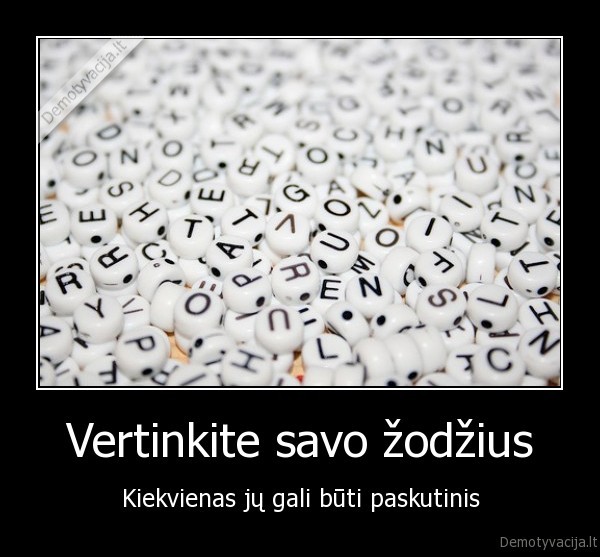 zodziai, paskutinis, vertinkite