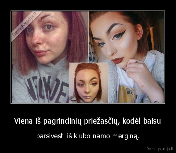 mergina,klubas,makiazas