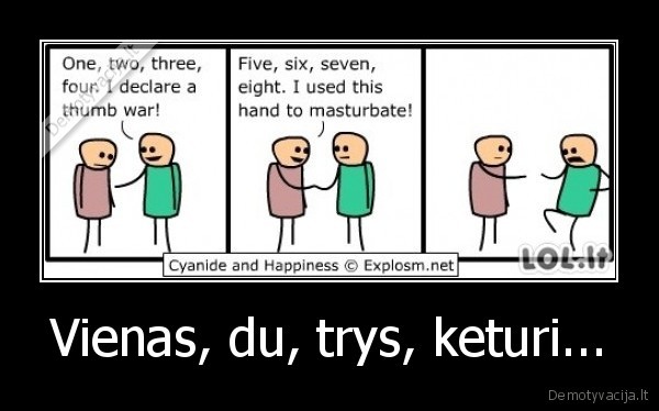 Vienas, du, trys, keturi...