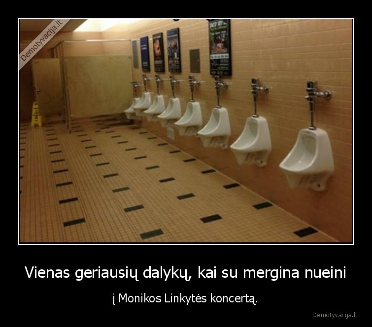 mergina,koncertas,linkyte,tualetai