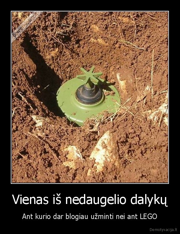 lego,mina,pestieji,sprogimas