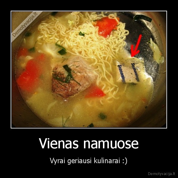 makaronai,vyrai,valgis,vienas