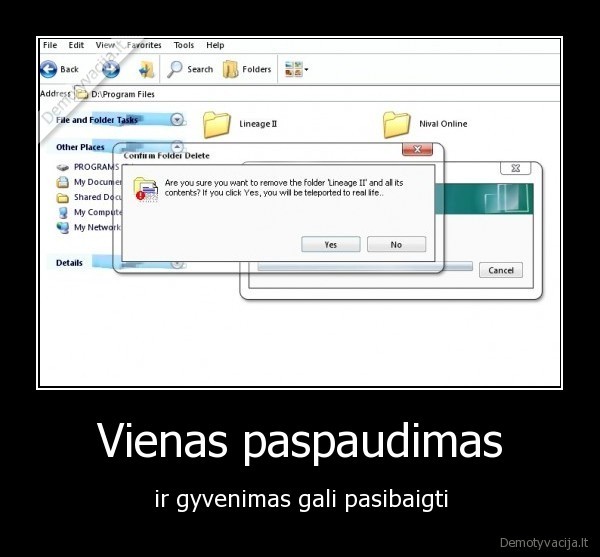 Vienas paspaudimas
