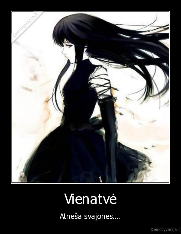 anime,vienatve,svajones,mergina