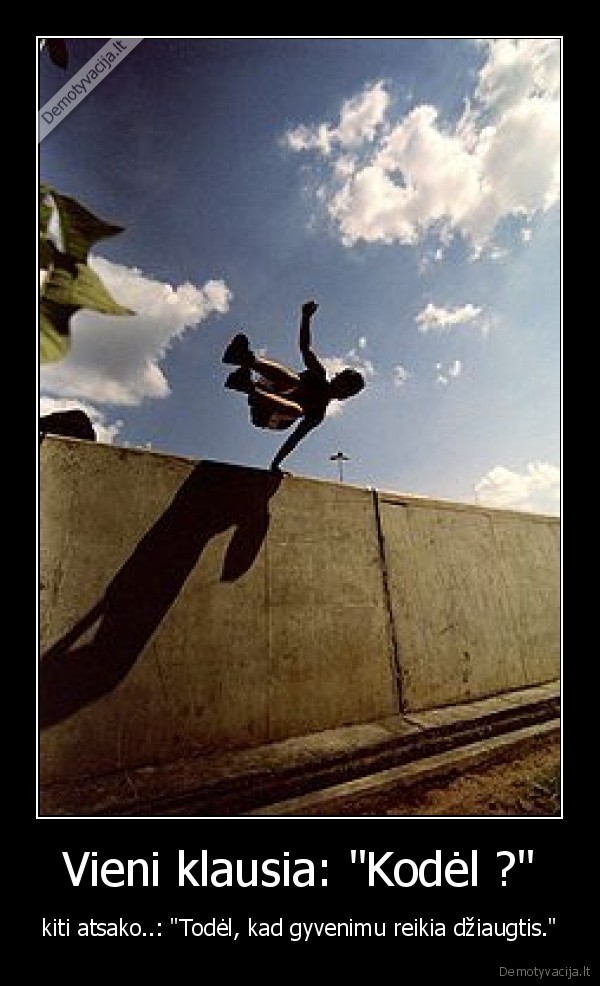 Vieni klausia: &quot;Kodėl ?&quot;