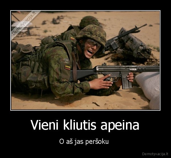 Vieni kliutis apeina