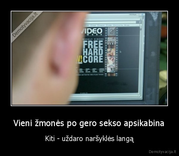 Vieni žmonės po gero sekso apsikabina