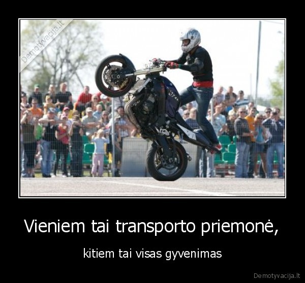 Vieniem tai transporto priemonė,