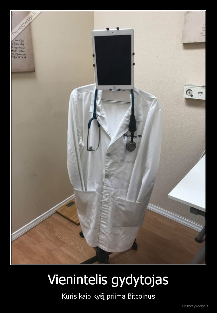 bitcoin,ismanus, daktaras