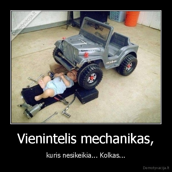 mechanikas,vaikas,keiktis