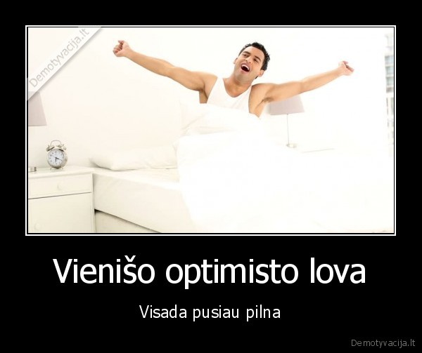 vienisius,optimizmas