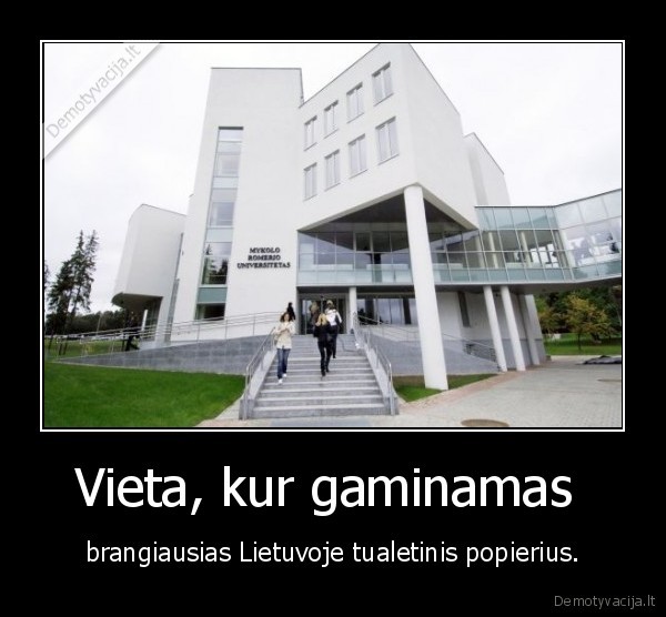 Vieta, kur gaminamas 