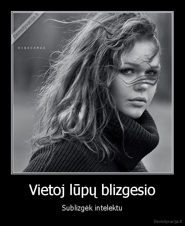 Vietoj lūpų blizgesio