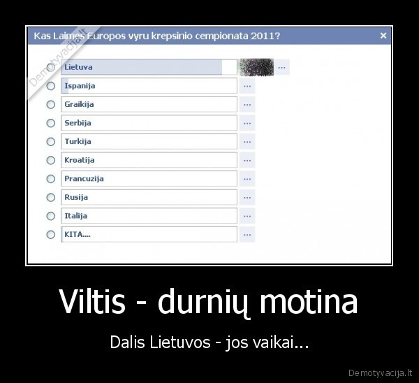 viltis,durniu,motina,lietuva,krepsinis,cempionatas,facebook