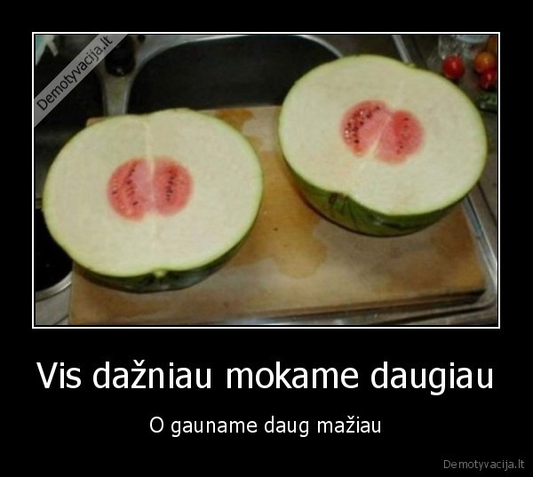 Vis dažniau mokame daugiau