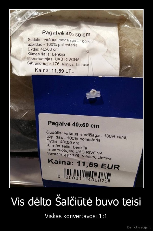 saziningai, perskaiciuota,pagalve,kaina,eurai