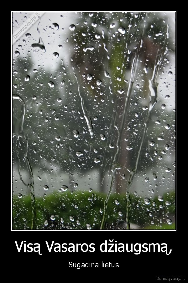 Visą Vasaros džiaugsmą,
