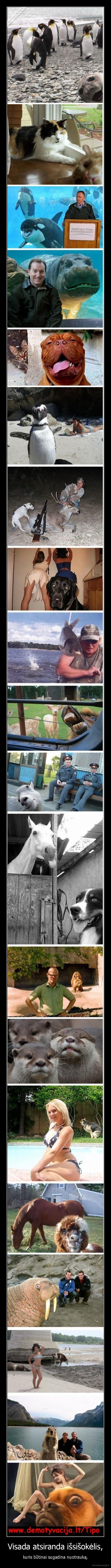 Visada atsiranda išsišokėlis,