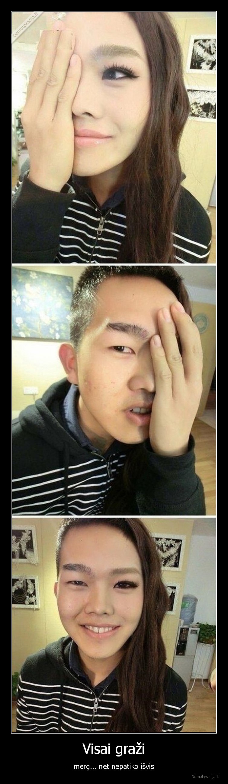 mergina,vaikinas,pasidaze,ups