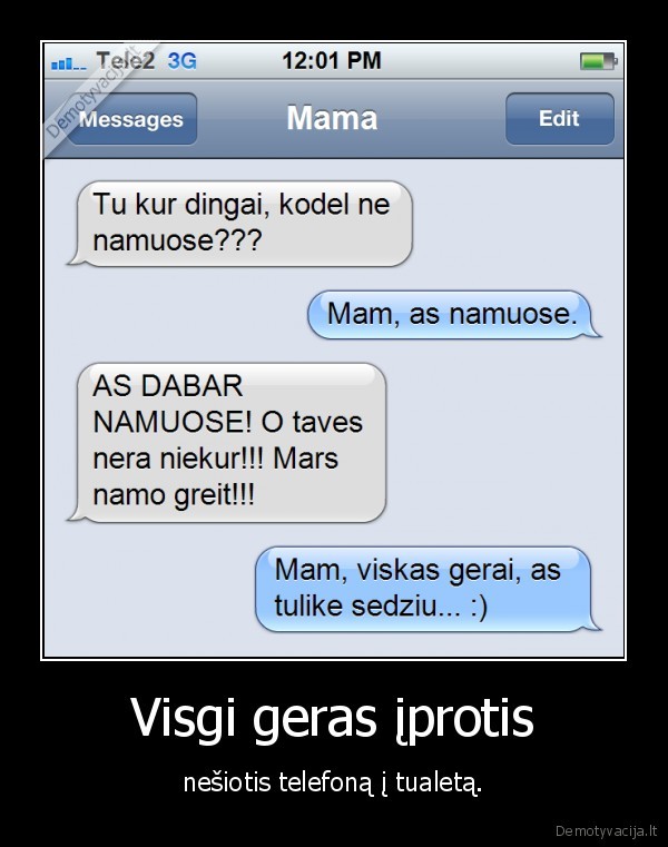 tualetas,wc,telefonas,namuose,mama