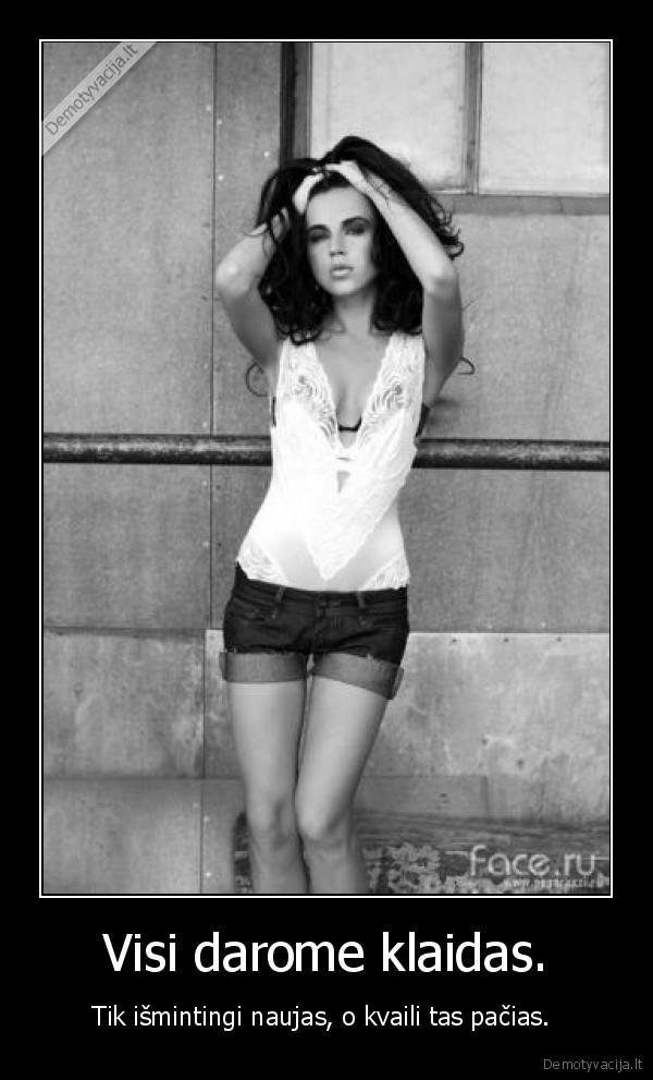 Visi darome klaidas.