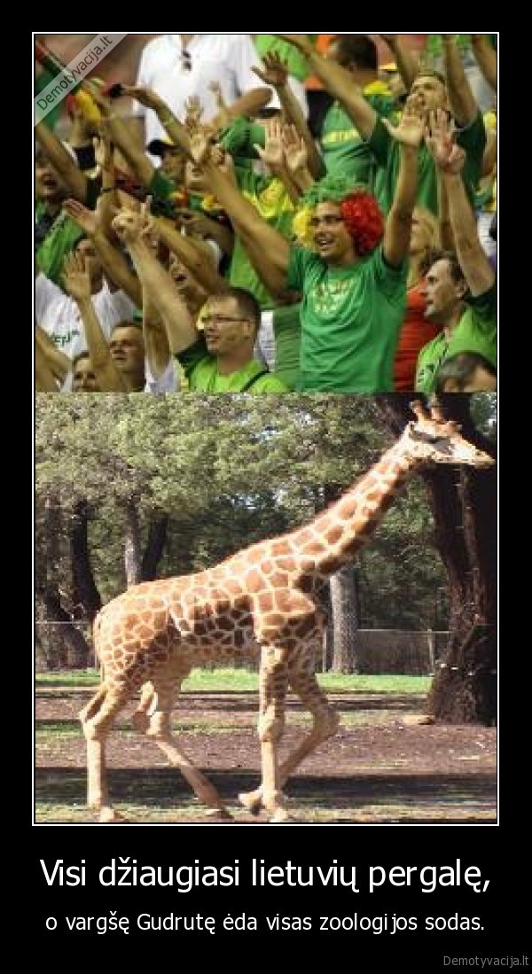 Visi džiaugiasi lietuvių pergalę,