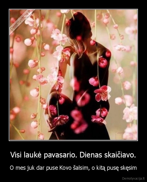 Visi laukė pavasario. Dienas skaičiavo.