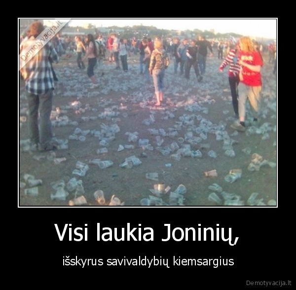 Visi laukia Joninių,