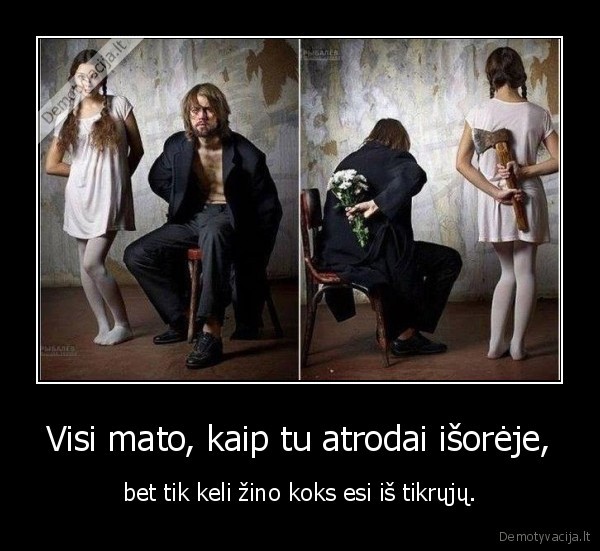 isvaizda, apgaulinga,dvigubi, standartai